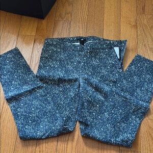 Speckled Navy and White Pants